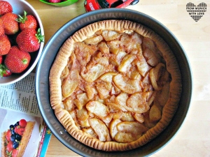 Apfel-Beeren-Kuchen backen