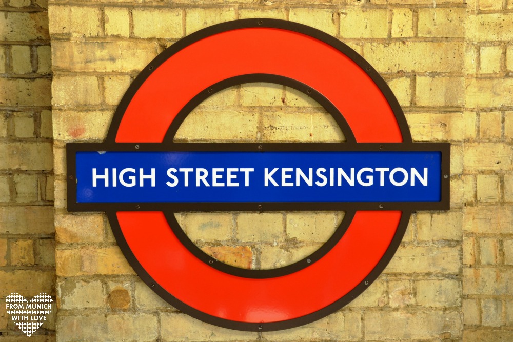 London High Street Kensingtone Tube