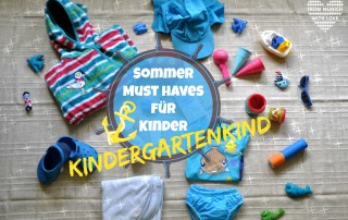 Sommer Must Haves Kindergartenkind
