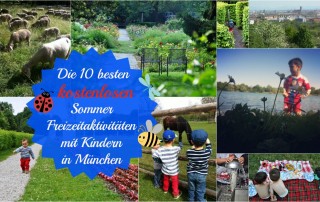 10 kostenlose Sommer Freizeitaktivitäten mit Kindern in München